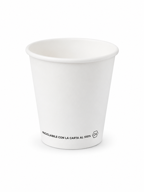 BICCHIERI 3OZ BIANCO 90ML. IN CARTA