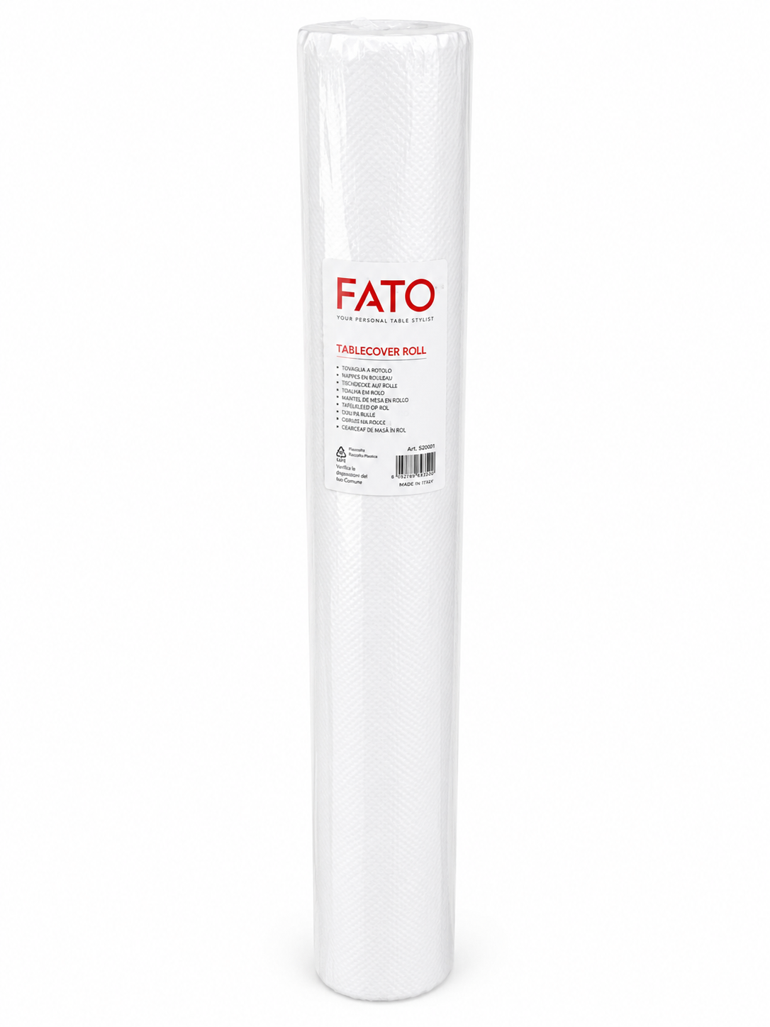 Tovaglia a Rotolo Bianca Goffrata – Tablecover Roll | FATO