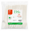 Forchette Compostabili in CPLA 16,5 cm – 50 Pezzi | BIO Style