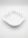 PIATTO QUADRATO TERMOSALDABILE IN PP BIANCO MM 180X180 H 28 G 11